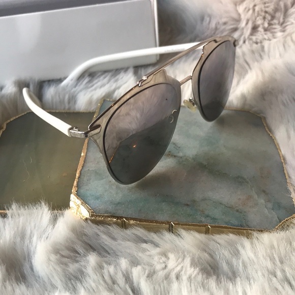 Dior Reflected 52mm Brow Bar Sunglasses - Picture 7 of 7